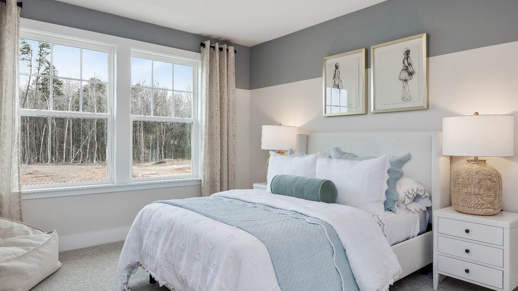 Furnished interior in a model home at Owen Park in Gibsonville (Image 36).