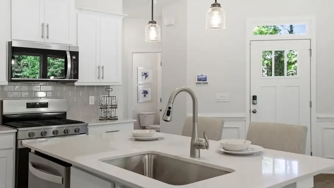 Furnished interior in a model home at Ashmore Hills in Mauldin (Image 16).