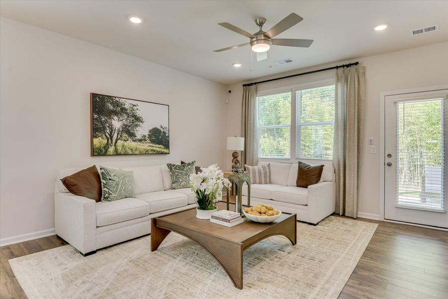 Comfortable family rooms designed for everyday living Comfortable family rooms designed for everyday living