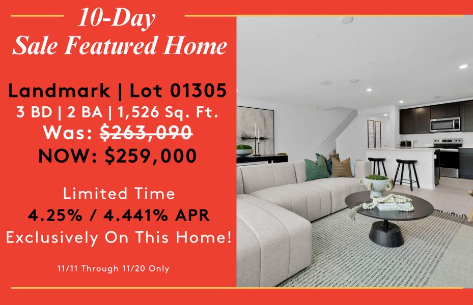 10-Day Sale Featured Home!