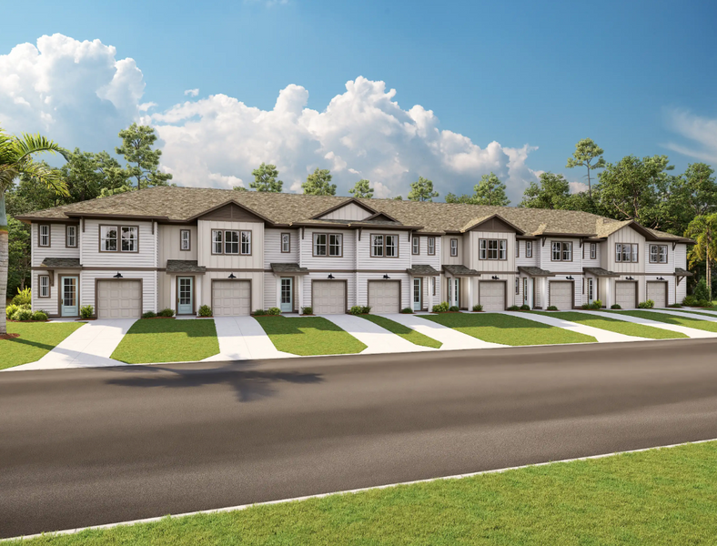 Front exterior of a home in the The Enclaves at Festival Cove community, located in Davenport, FL (Image 3).