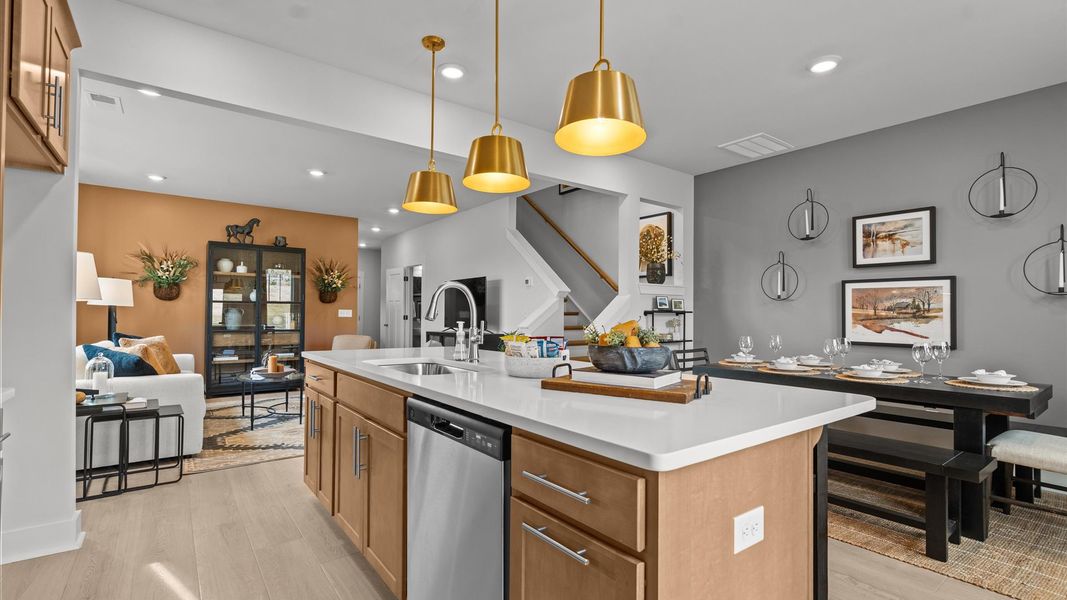 Furnished interior in a model home at El Dorado in Spartanburg (Image 20). Furnished interior in a model home at El Dorado in Spartanburg (Image 20).