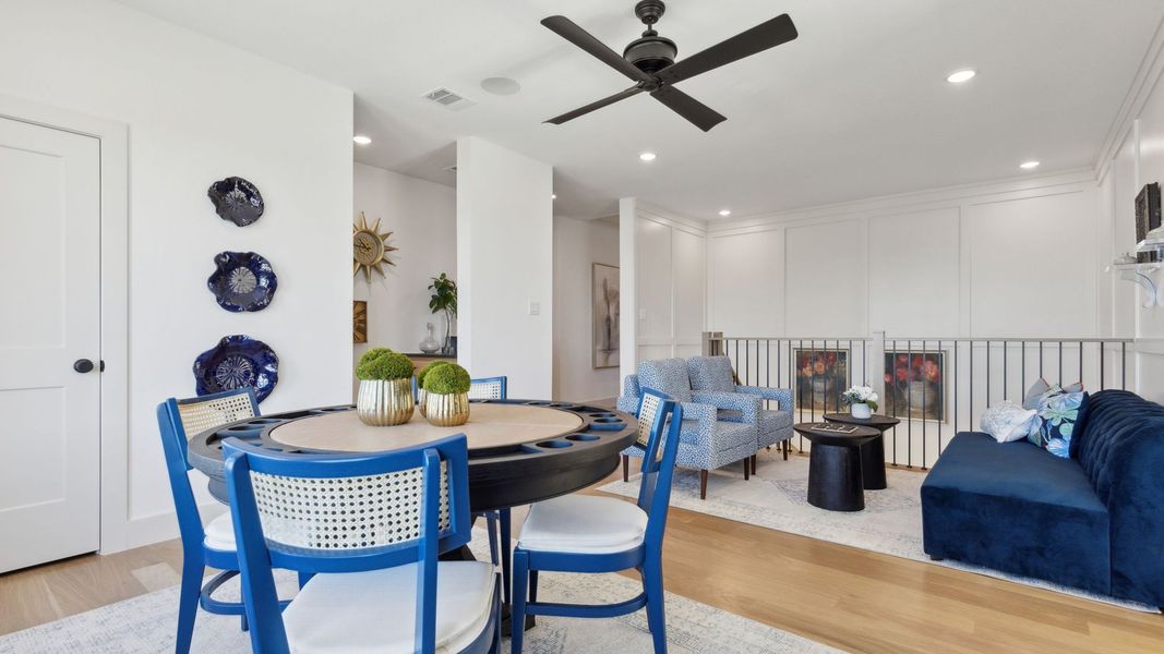 Furnished interior in a model home at Painted Tree 50' Series in McKinney (Image 40). Furnished interior in a model home at Painted Tree 50' Series in McKinney (Image 40).