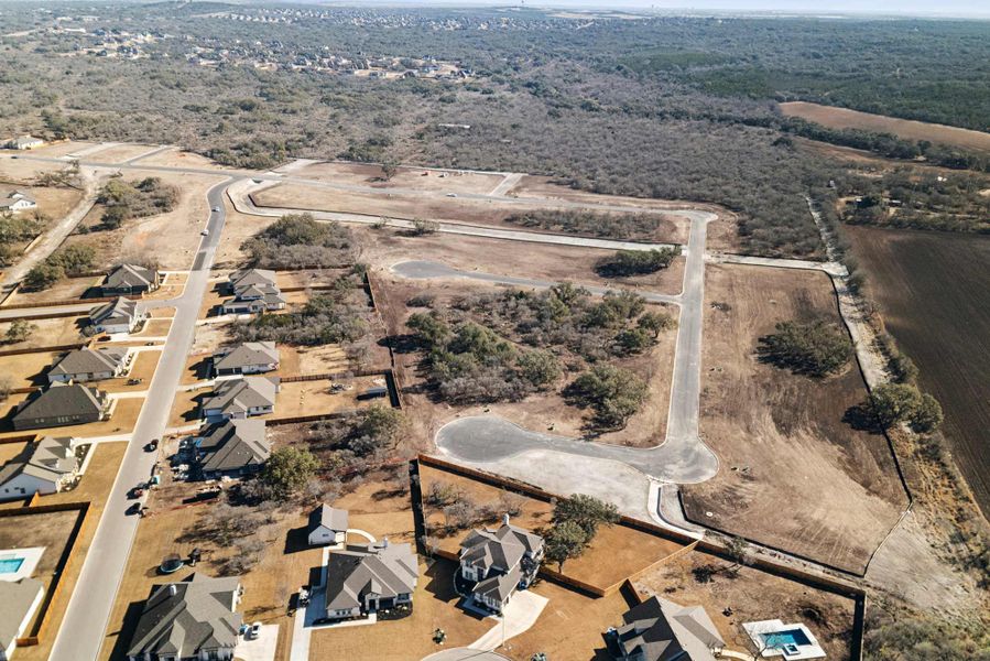 Site preparation and early development at Megans Landing – Half-Acre Homesites in Castroville, TX (Image 32).