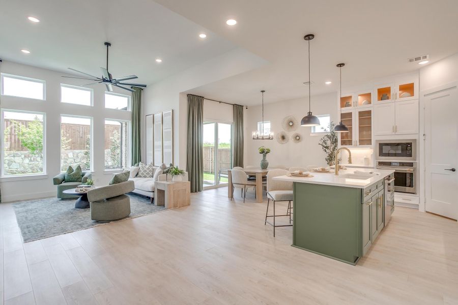 Furnished interior in a model home at Ten Mile Creek in Celina (Image 55).