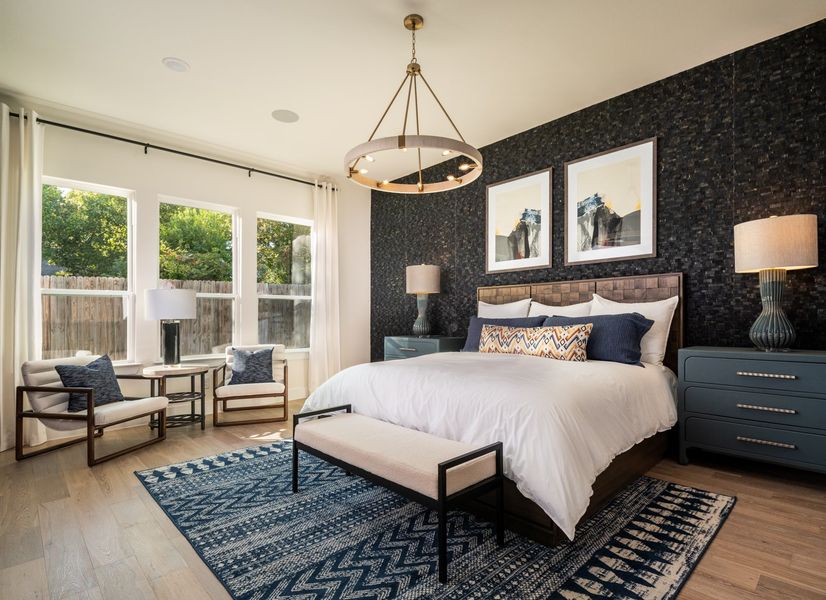 Furnished interior in a model home at Legacy Estates in Mansfield (Image 5).