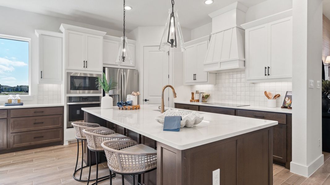 Furnished interior in a model home at Turnleaf 60' in Punta Gorda (Image 12).