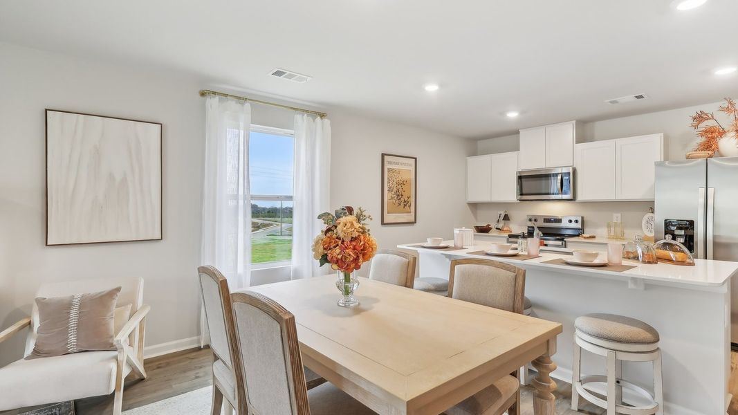 Furnished interior in a model home at Saddle Trace in Lewisburg (Image 25).