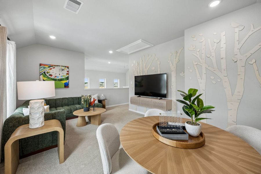 Game Room in the Oak Model Home by Trophy Signature Homes