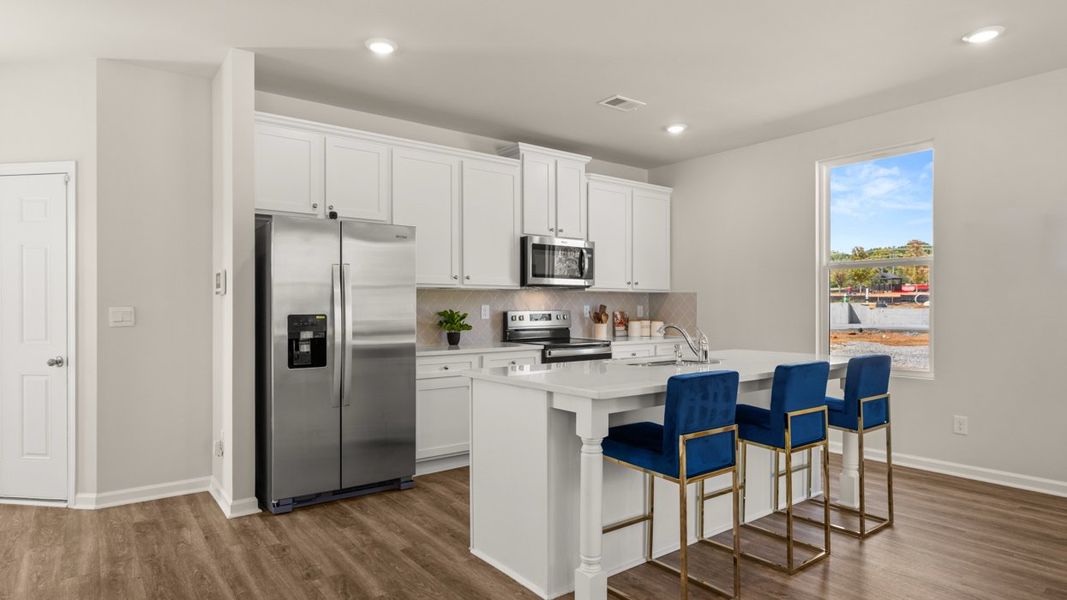 Furnished interior in a model home at Brookland Commons in Monroe (Image 4).