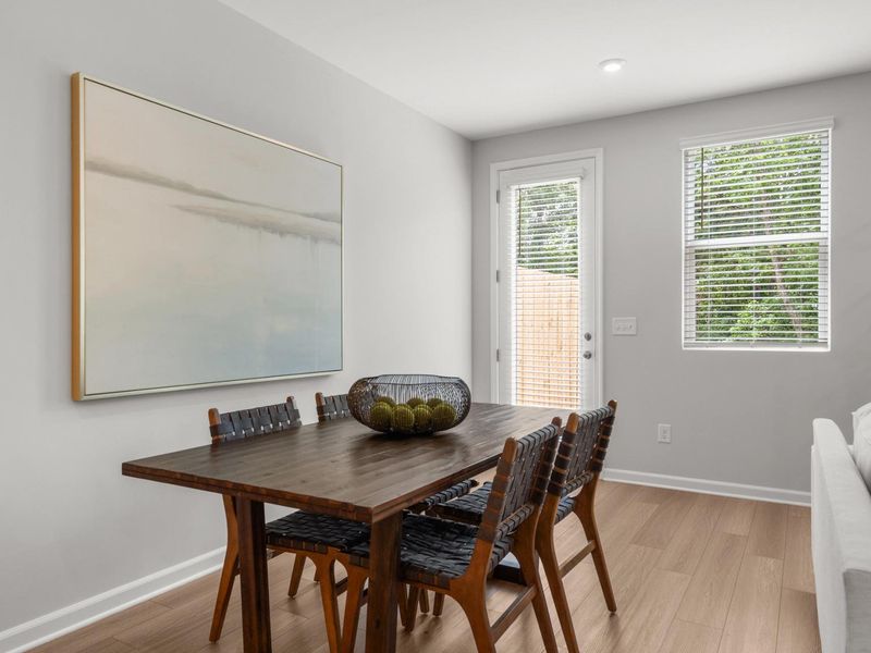 Furnished interior in a model home at Townes at North Main in Lillington (Image 21).