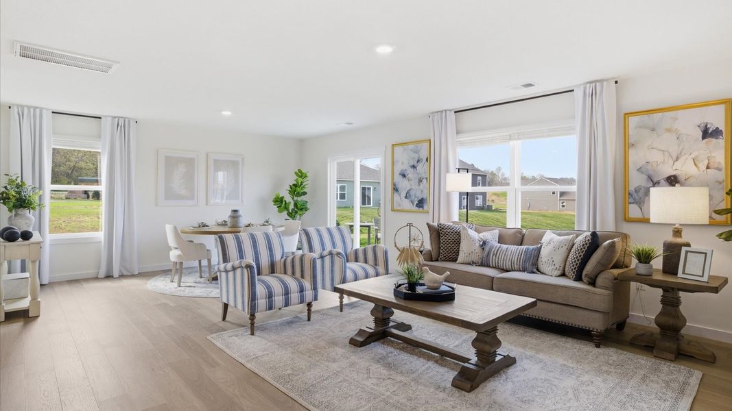 Furnished interior in a model home at Oak Hill in Vonore (Image 12).