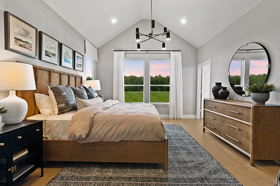Furnished interior in a model home at La Terra at Uptown Celina in Celina (Image 8).