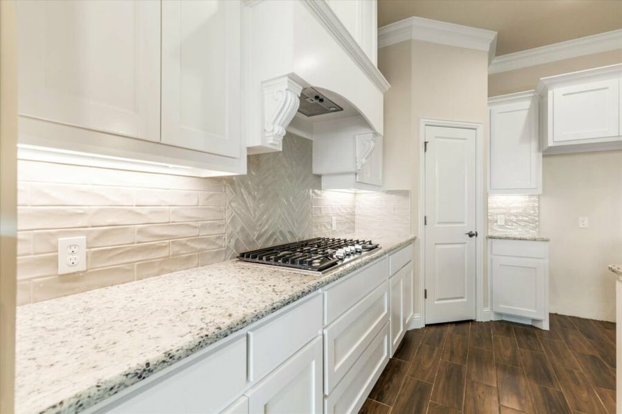 Furnished interior in a model home at Wildcat Ridge in Godley (Image 5). Furnished interior in a model home at Wildcat Ridge in Godley (Image 5).