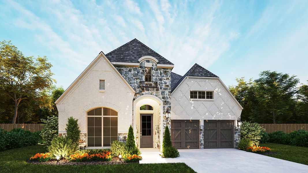 Front exterior of a home in the The Tribute community, located in The Colony, TX (Image 5).