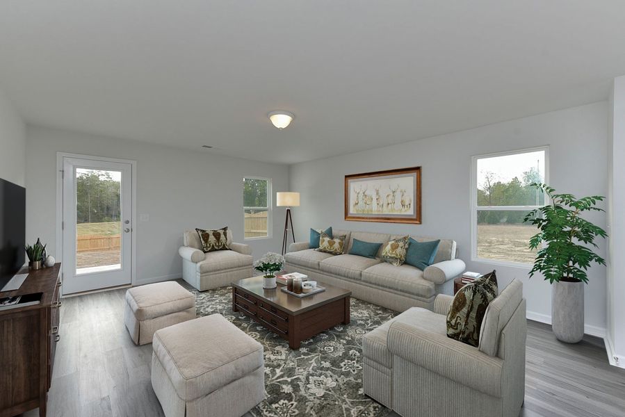 Family Room | Rutherford Plan