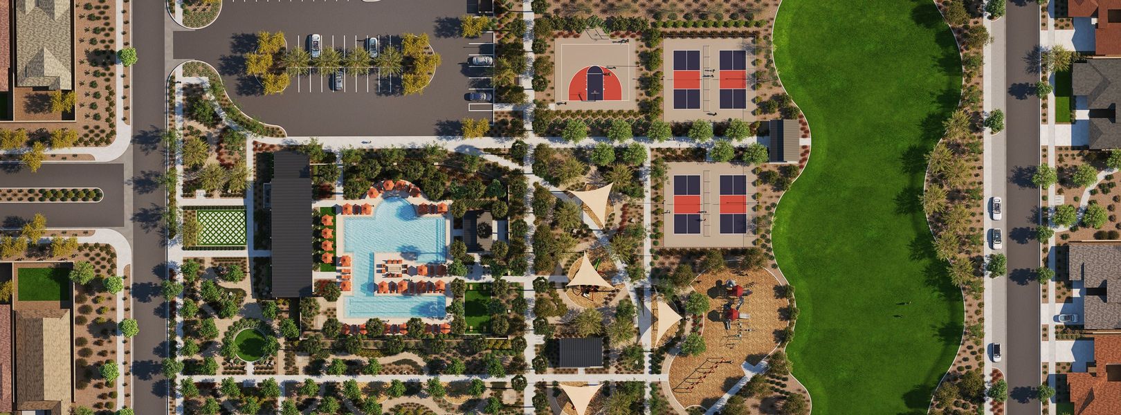 Western Garden Amenity Aerial View 2of3
