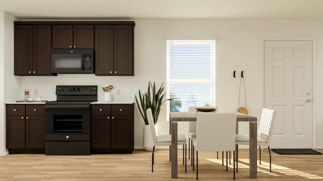 Furnished interior in a model home at Trinity Crossing: Cottage Collection in Forney (Image 30). Furnished interior in a model home at Trinity Crossing: Cottage Collection in Forney (Image 30).