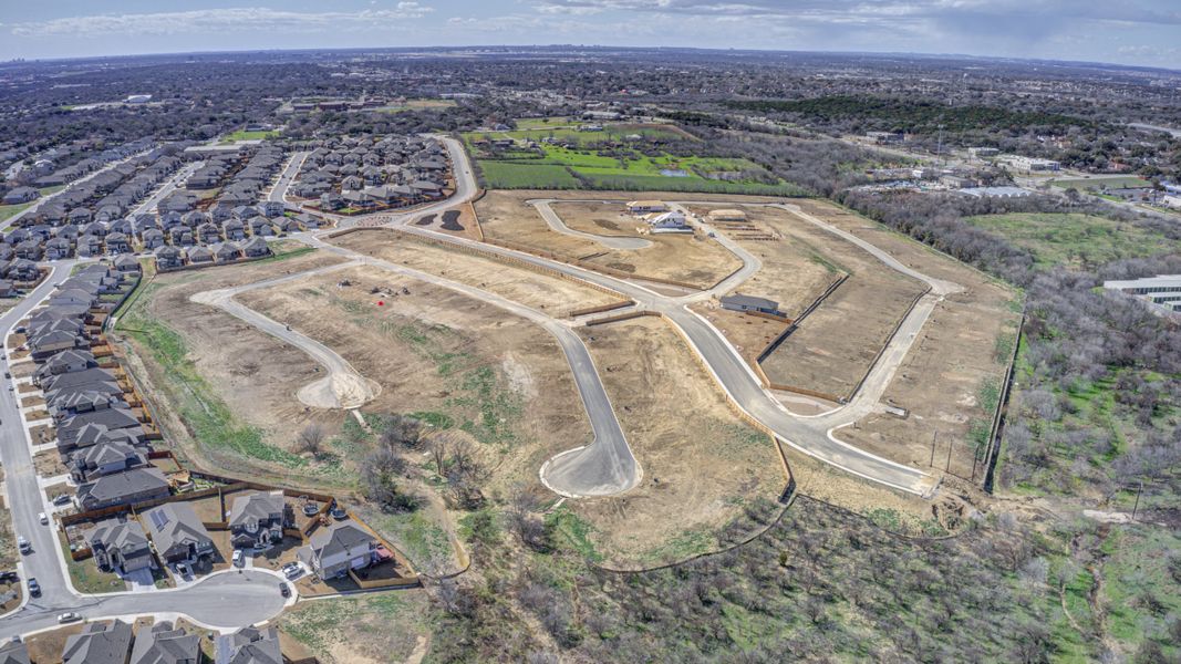 Site preparation and early development at Comanche Ridge in San Antonio, TX (Image 21).
