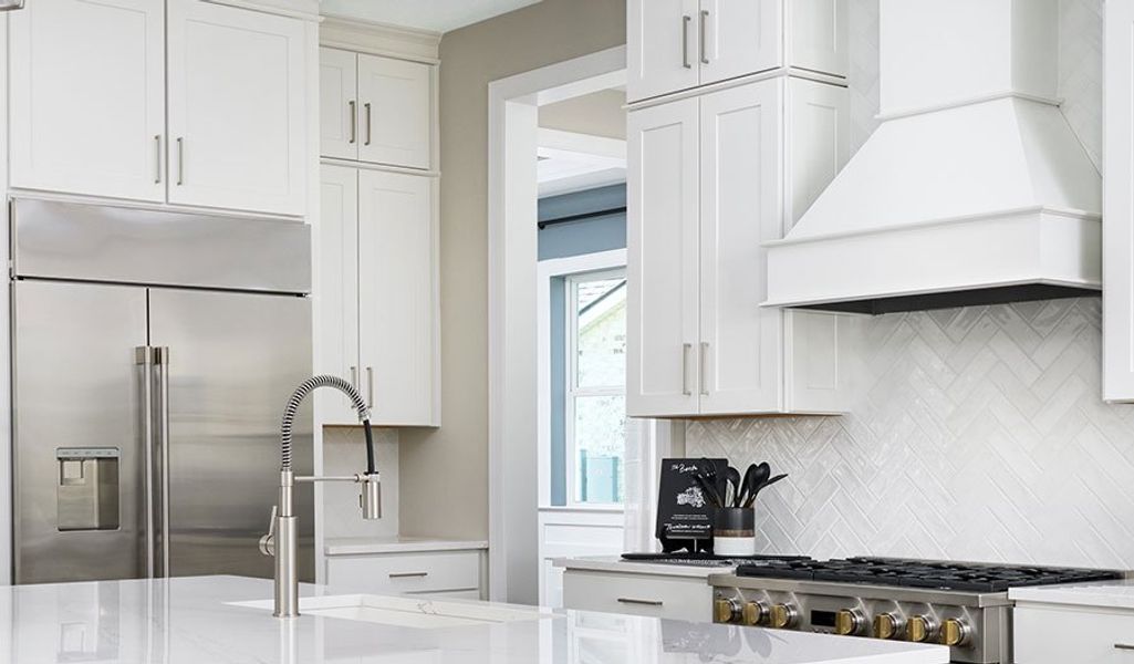 Furnished interior in a model home at August Park in Spring Hill (Image 19).