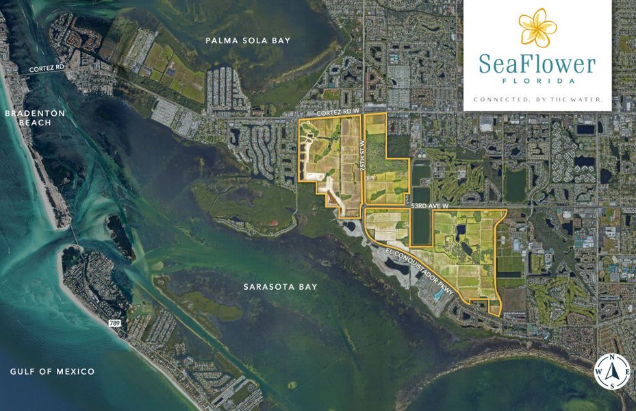 SeaFlower offers new homes 3.5 miles from the beach. Find your new construction home at SeaFlower