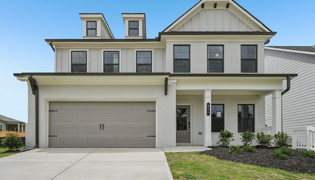 Front exterior of a home in the Greenefield community, located in Cartersville, GA (Image 4). Front exterior of a home in the Greenefield community, located in Cartersville, GA (Image 4).