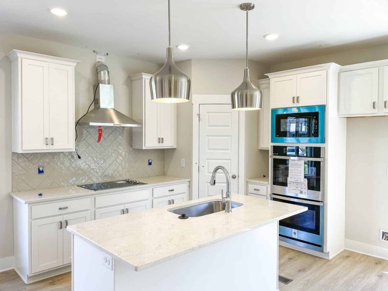 Furnished interior in a model home at Saundersville Station in Hendersonville (Image 9).