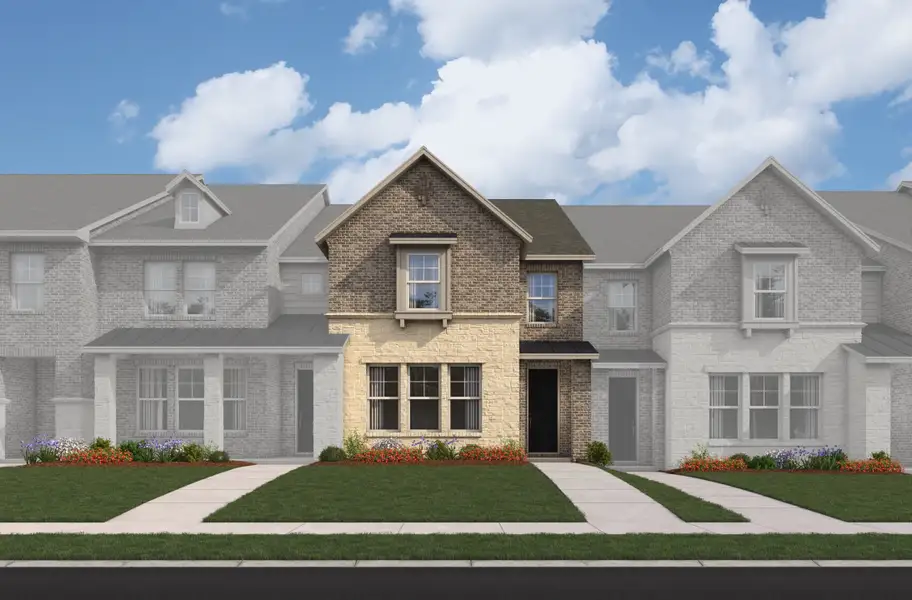 Front exterior of a home in the Waterbend community, located in Euless, TX (Image 9).