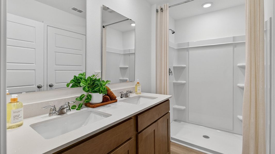 Furnished interior in a model home at Grand Reserve in Bunnell (Image 33).