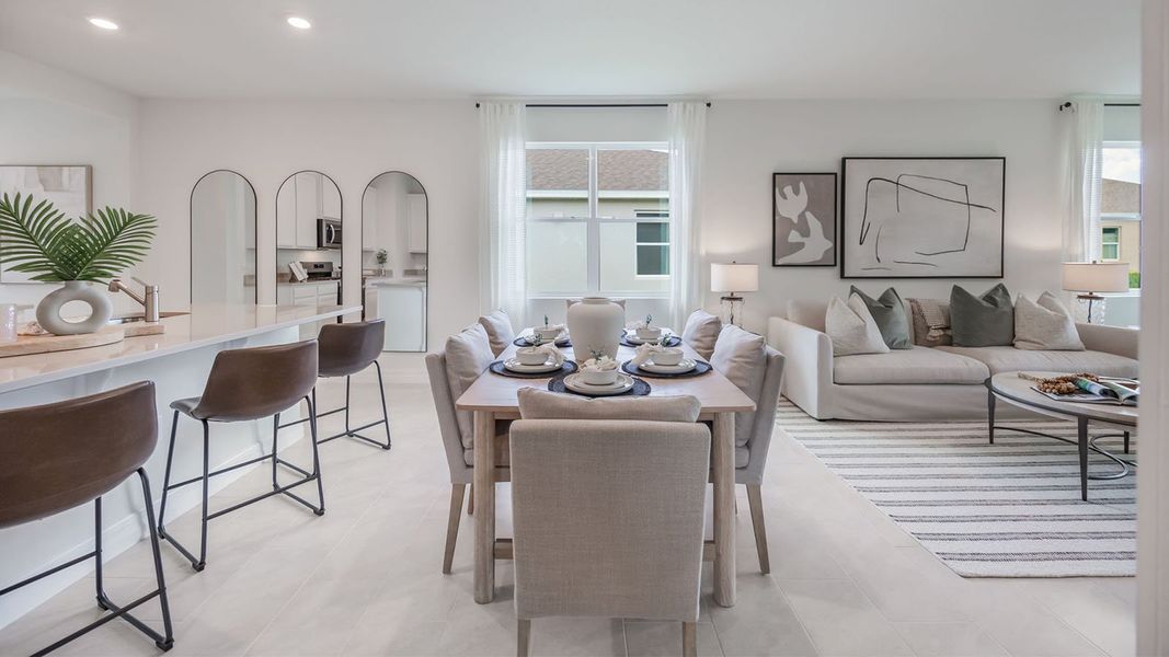 Furnished interior in a model home at Lakes of Mount Dora in Mount Dora (Image 22).