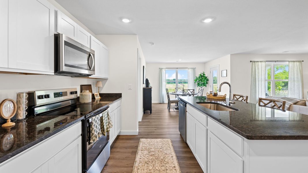 Furnished interior in a model home at Bayview at Harbor Crest in Ooltewah (Image 19).