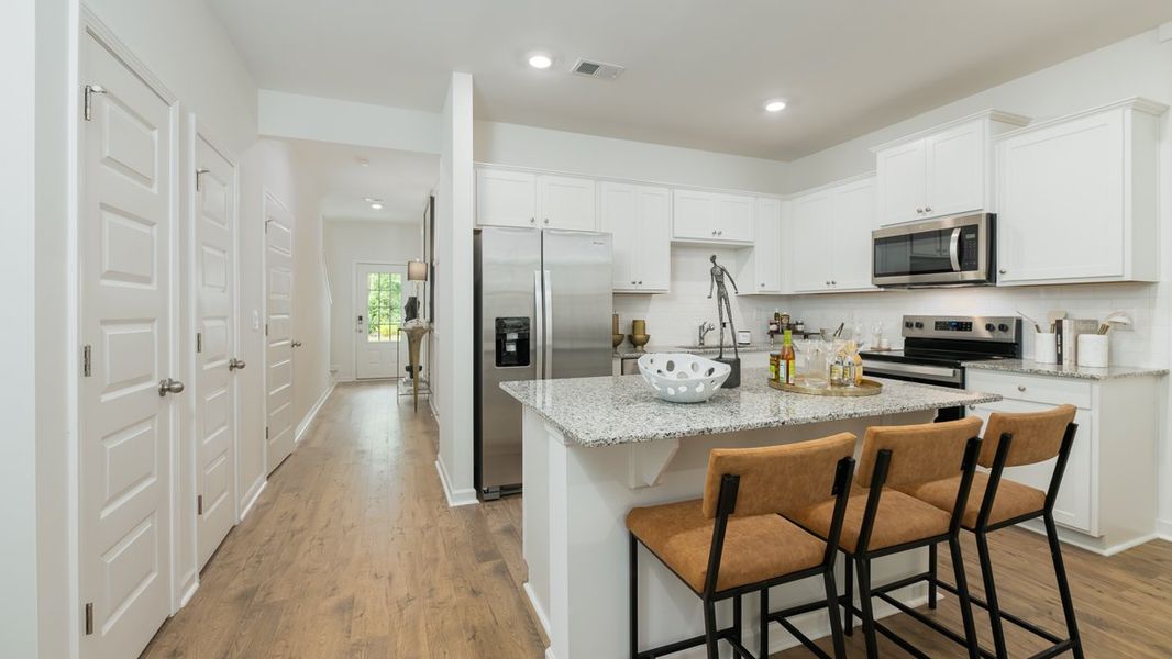 Furnished interior in a model home at Wellington Park in Lithonia (Image 9).