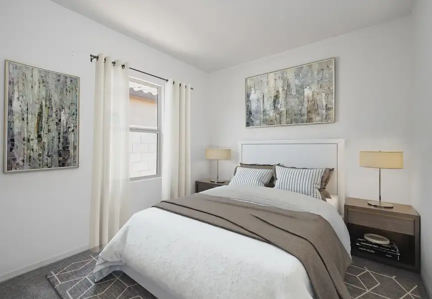 Furnished interior in a model home at The Trails in Phoenix (Image 5). Furnished interior in a model home at The Trails in Phoenix (Image 5).