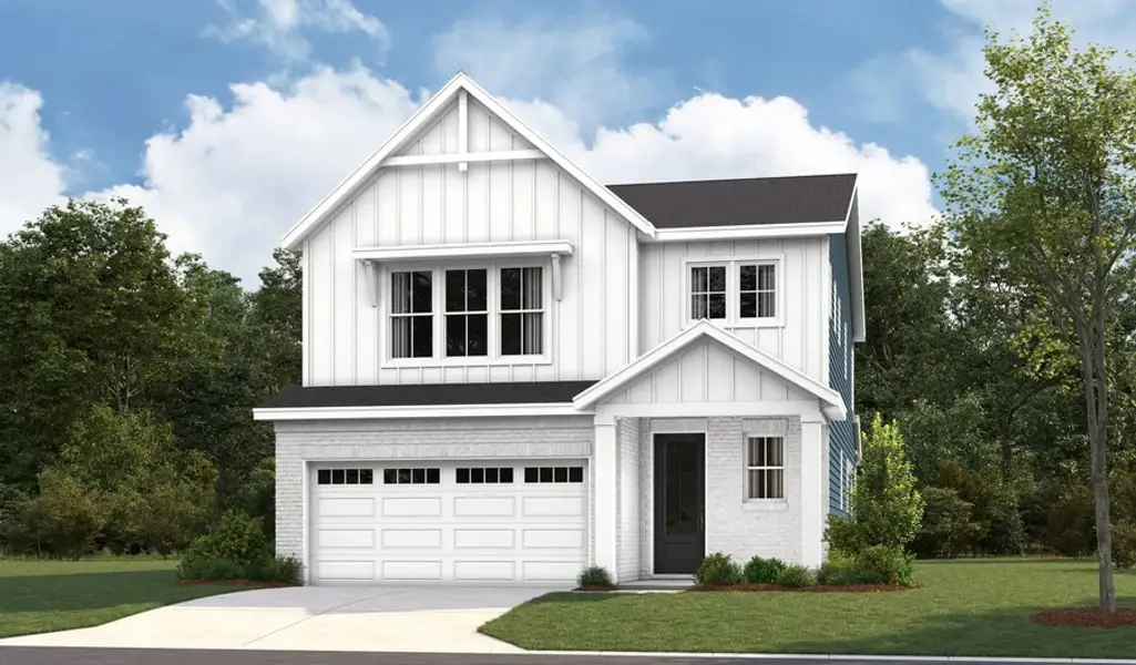 Front exterior of a home in the The Villages at Cider Grove community, located in White House, TN (Image 12). Front exterior of a home in the The Villages at Cider Grove community, located in White House, TN (Image 12).