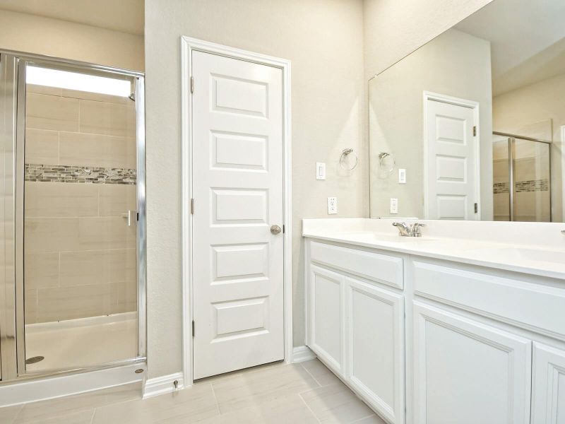 Furnished interior in a model home at Sagebrooke - Premier Series in San Antonio (Image 9).