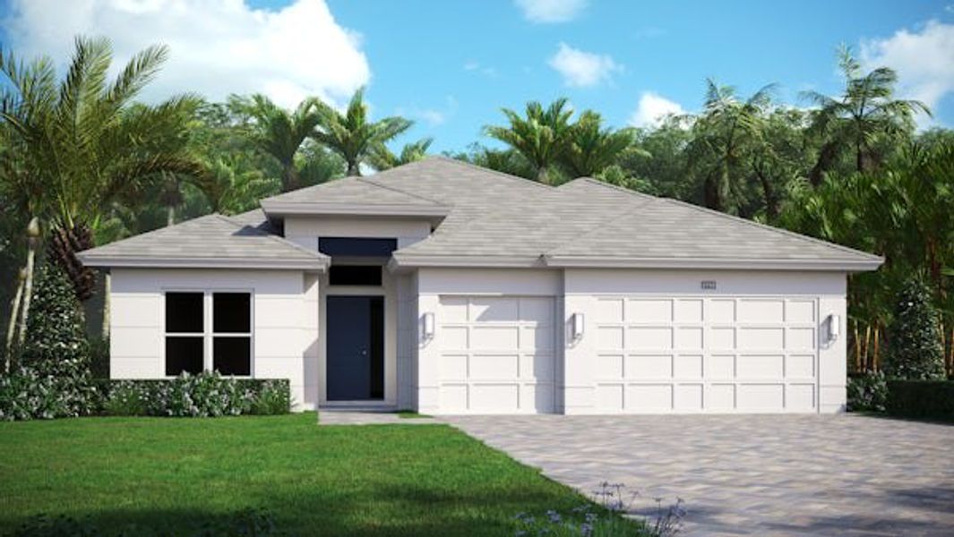 Front exterior of a home in the BELTERRA community, located in Port St. Lucie, FL (Image 6). Front exterior of a home in the BELTERRA community, located in Port St. Lucie, FL (Image 6).