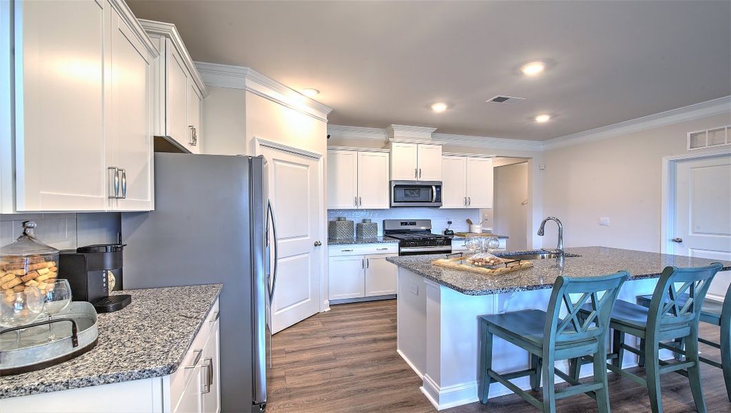 Furnished interior in a model home at Cantrell Hills in Hendersonville (Image 4).