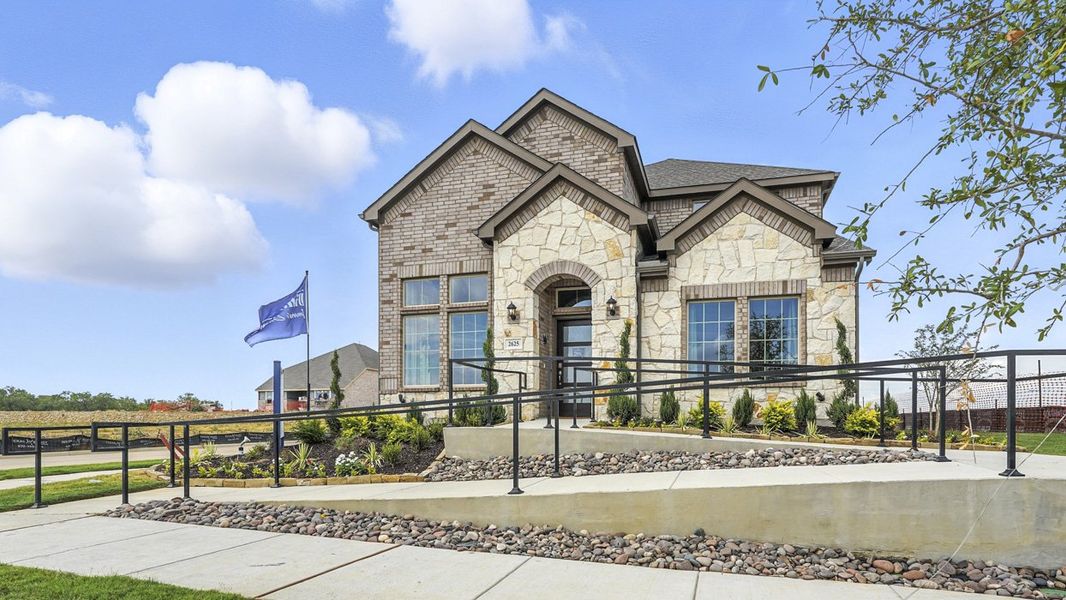 Front exterior of a home in the Lilybrooke at Legacy Hills community, located in Celina, TX (Image 12).