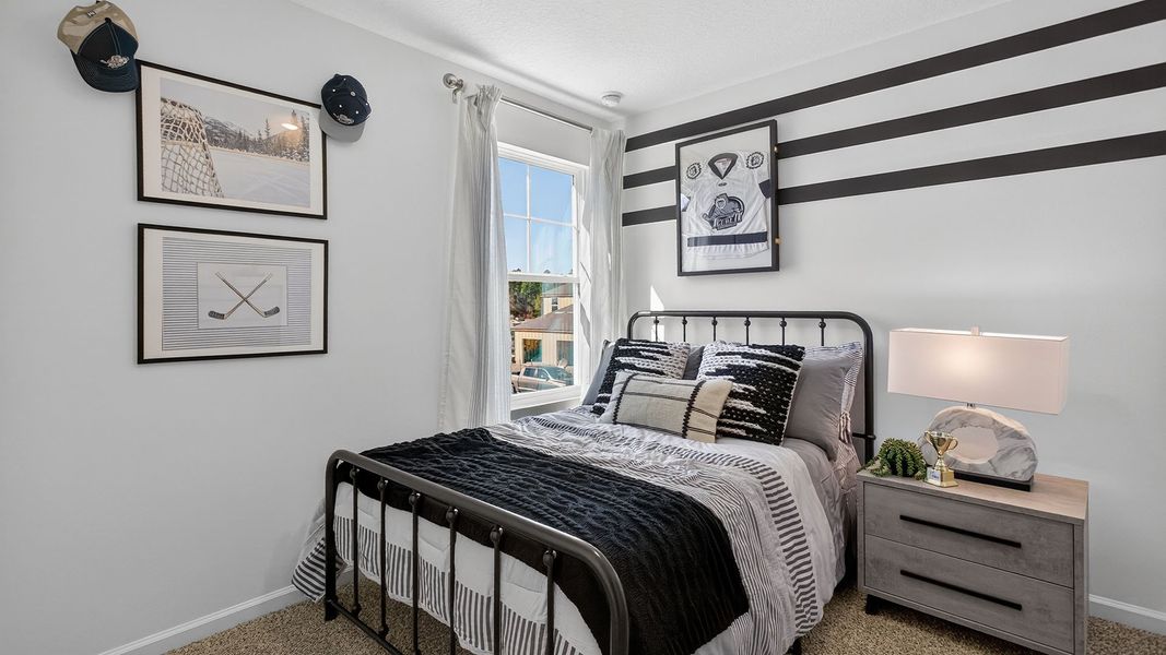 Furnished interior in a model home at Liberty Cove in Yulee (Image 10).