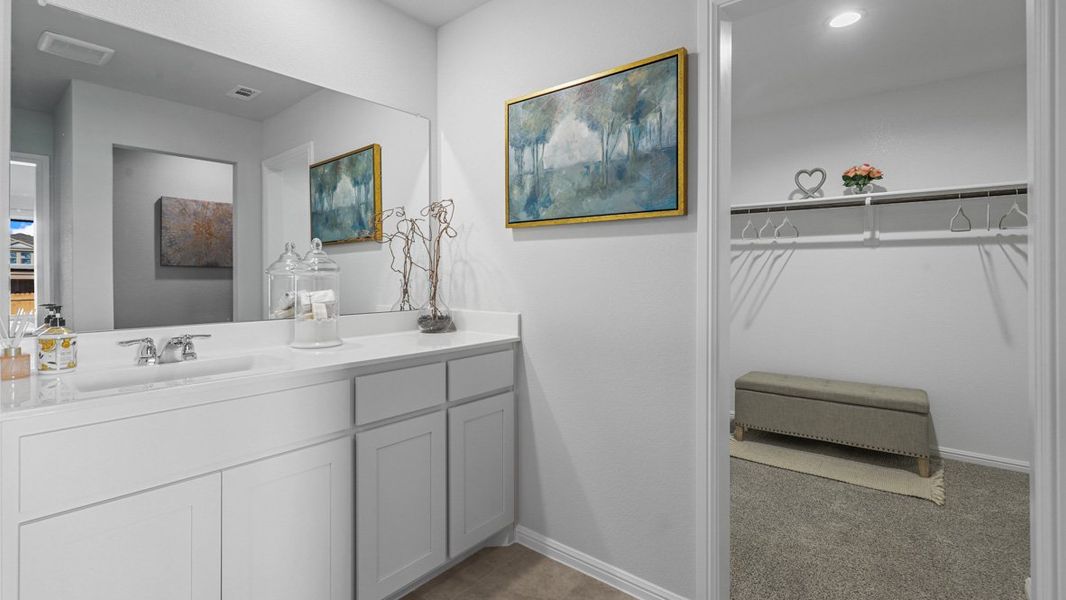 Furnished interior in a model home at The Hills at Reunion in Newark (Image 18).