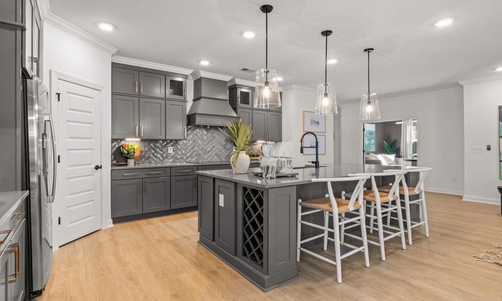 Furnished interior in a model home at Bridgewater - Shorehaven Village in Little River (Image 40).