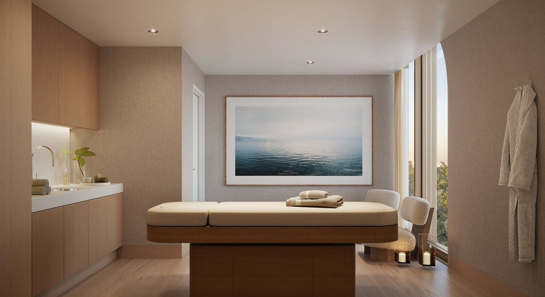 Furnished interior in a model home at Mr. C Residences in Miami (Image 38).