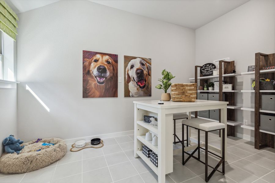 REPRESENTATIVE PHOTO – Utility Room in a Diamond model home by Trophy Signature Homes