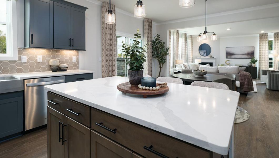 Furnished interior in a model home at Sanctuary at Southgate in Indian Trail (Image 8). Furnished interior in a model home at Sanctuary at Southgate in Indian Trail (Image 8).