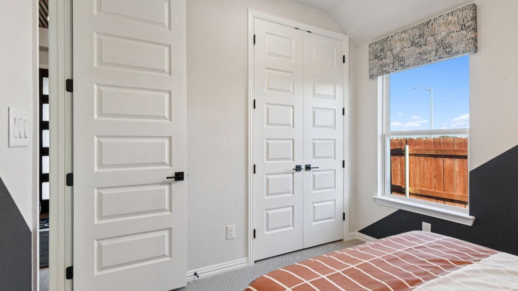 Furnished interior in a model home at Sunflower Ridge in New Braunfels (Image 38).