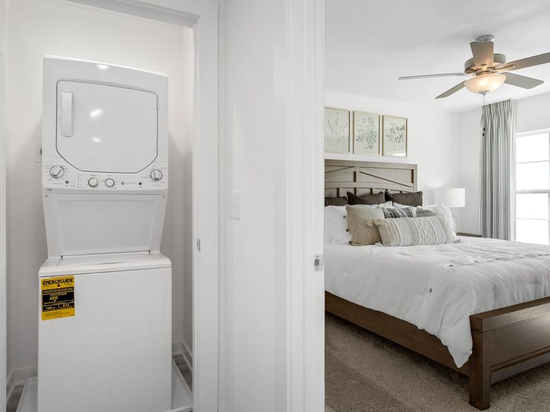 Furnished interior in a model home at The Towns at Red River in Gallatin (Image 18).