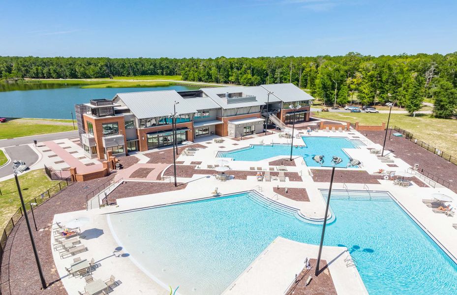 New construction in Savannah like Waterways offer established amenities and wildlife views.