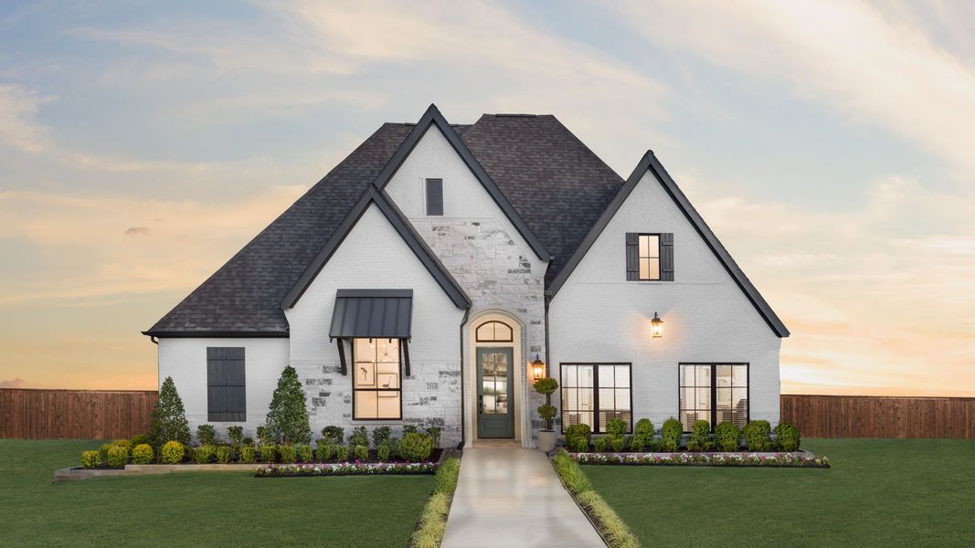 Front exterior of a home in the Walsh Ranch 60' community, located in Aledo, TX (Image 11).