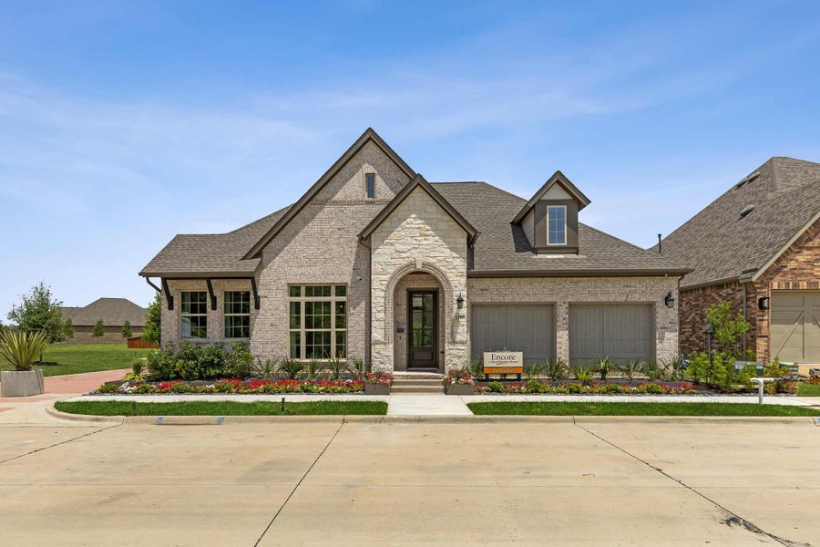 Front exterior of a home in the Elements at Viridian - Garden Series community, located in Arlington, TX (Image 4).