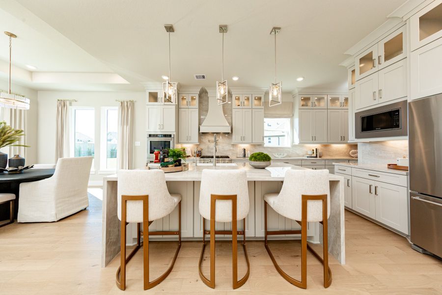 Furnished interior in a model home at Legacy in League City (Image 4).